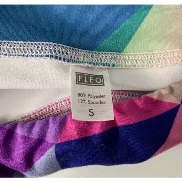 FLEO Jewel Geo Shorts (Original) size small pink purple excellent condition